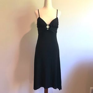 Beautiful Classic Bebe Flowy Open Back LBD  - XS